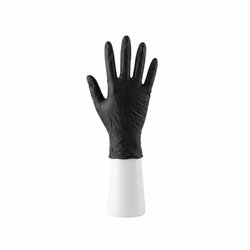 Low Derma Blackberry Large Nitrile Gloves - Hypoallergenic, Non-Sterile, Powder-Free - 100 count box