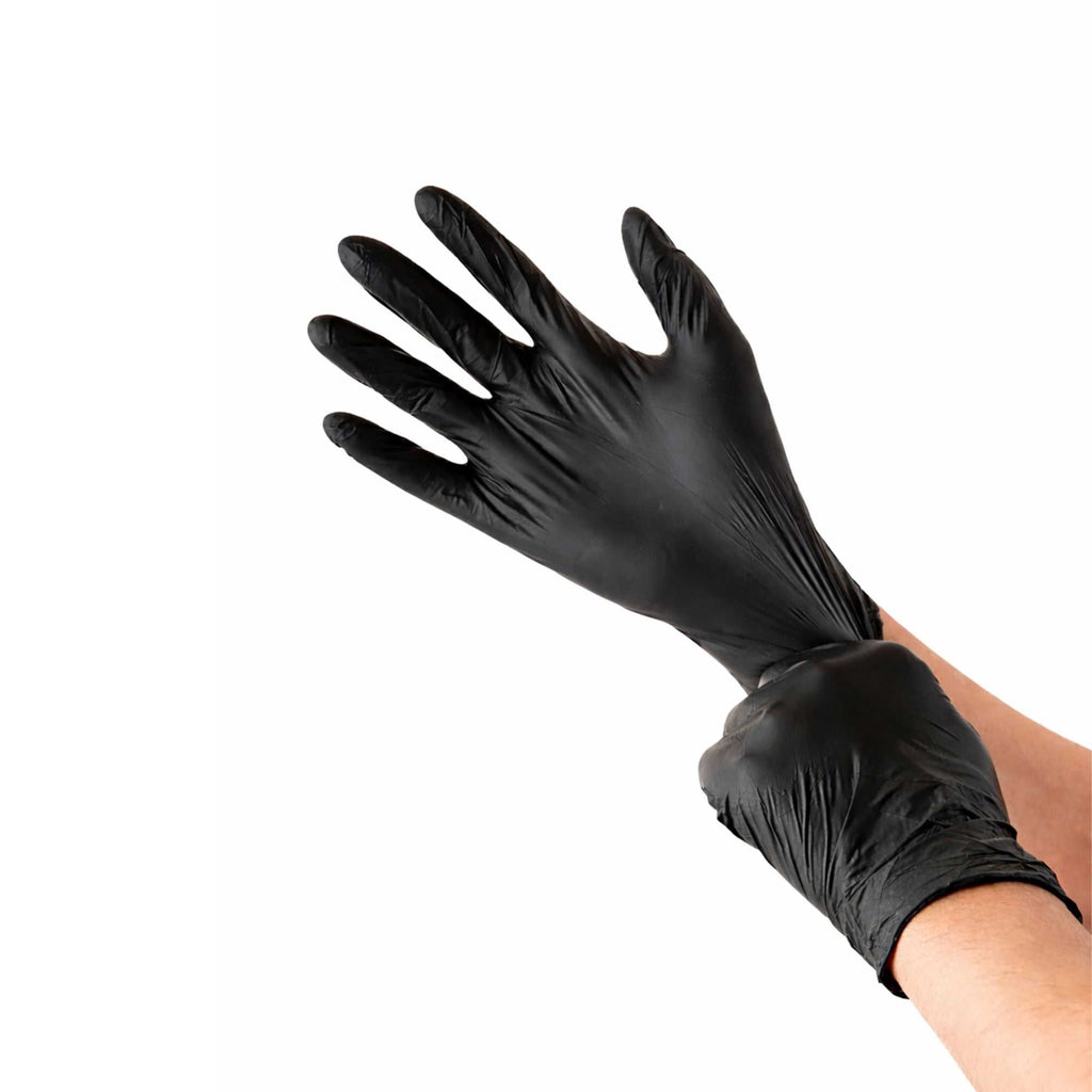 Low Derma Blackberry Large Nitrile Gloves - Hypoallergenic, Non-Sterile, Powder-Free - 1000 count box