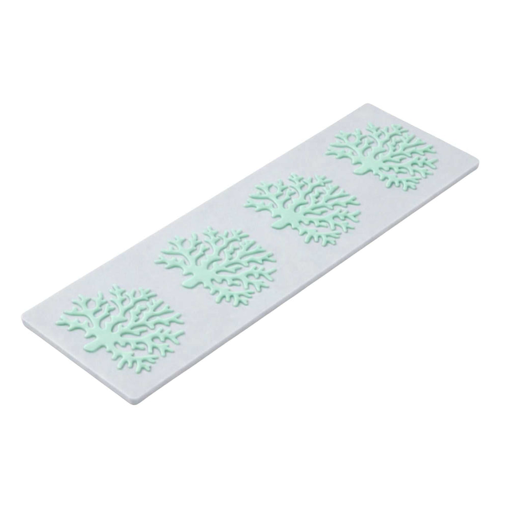 Pastry Tek Gray Silicone Coral Fondant Impression Mat - 1 count box