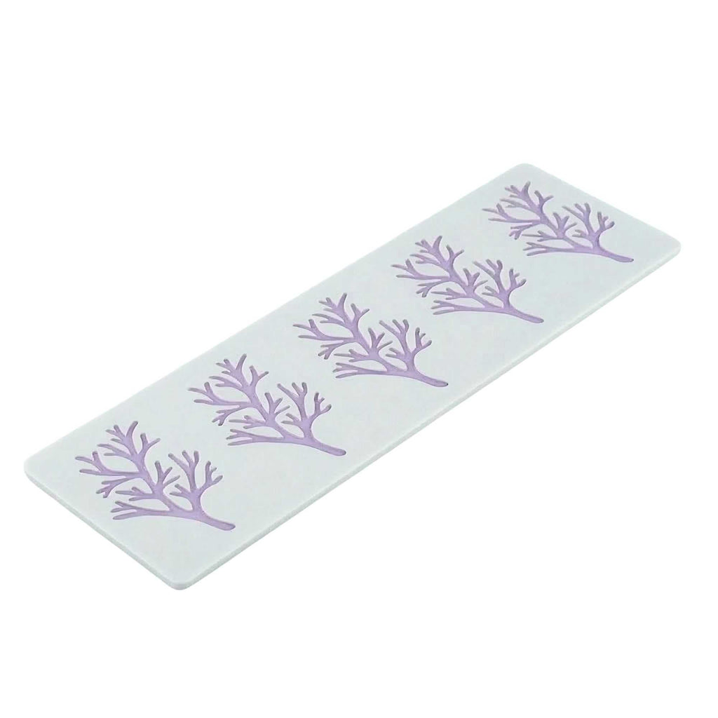 Pastry Tek Gray Silicone Branch Fondant Impression Mat - 1 count box