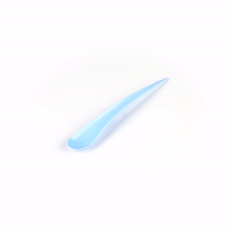 Chef 101 Blue Plastic Deco Party Spoon - 8" - 500 count box