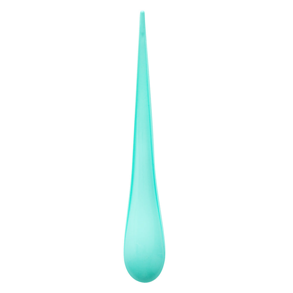 Chef 101 Teal Plastic Deco Party Spoon - 8" - 500 count box