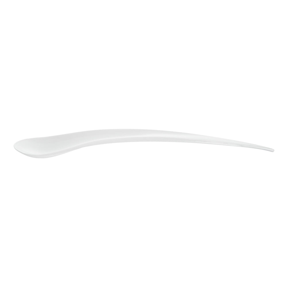 Chef 101 White Plastic Deco Party Spoon - 8" - 500 count box