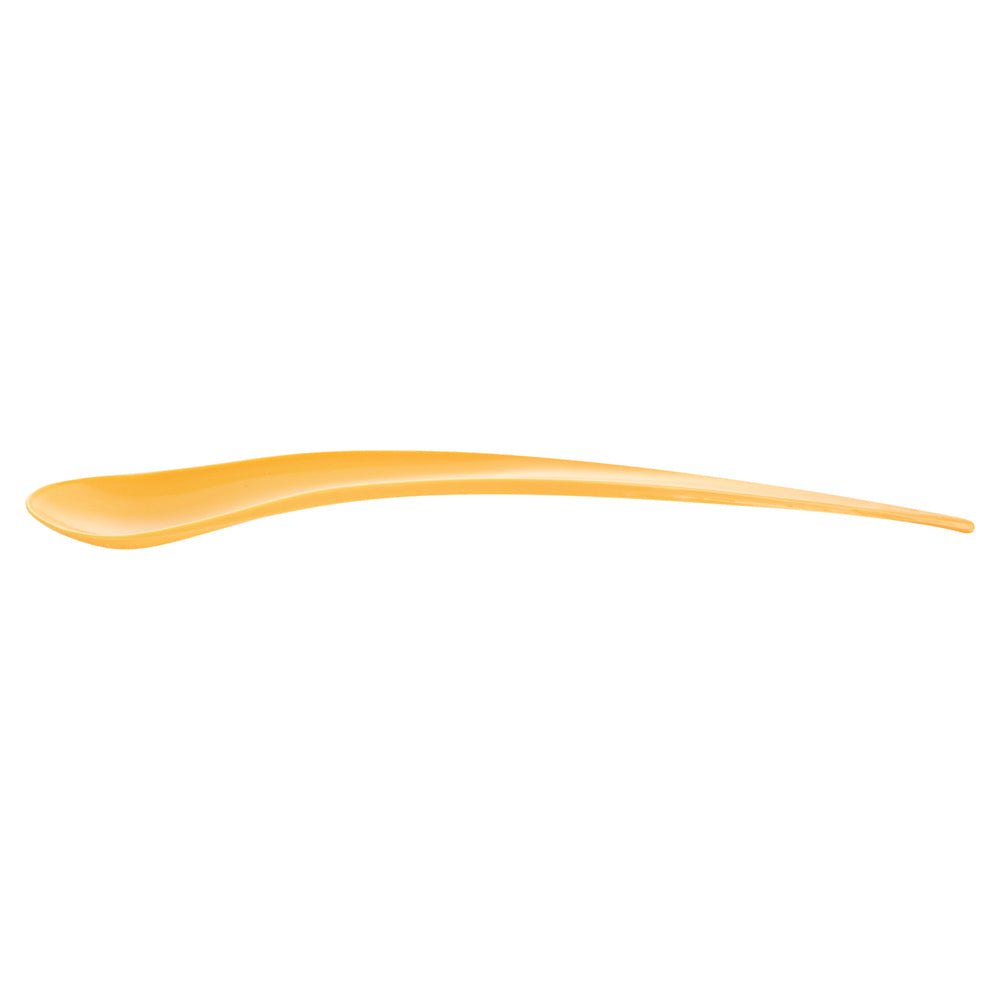 Chef 101 Yellow Plastic Deco Party Spoon - 8" - 500 count box