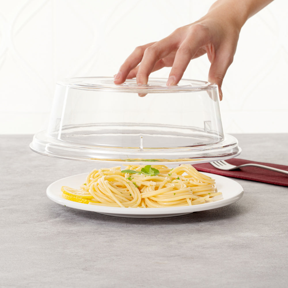 Cater Tek Clear Polycarbonate Plate Cover - 8 1/2" - 1 count box