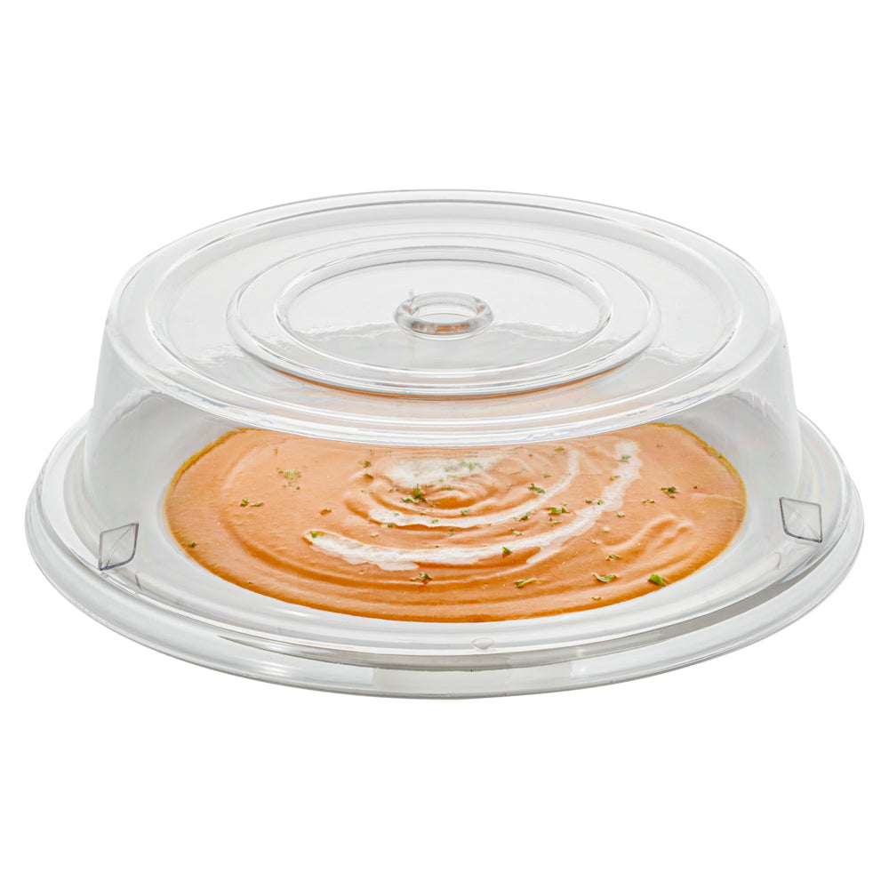 Cater Tek Clear Polycarbonate Plate Cover - 10 1/4" - 1 count box