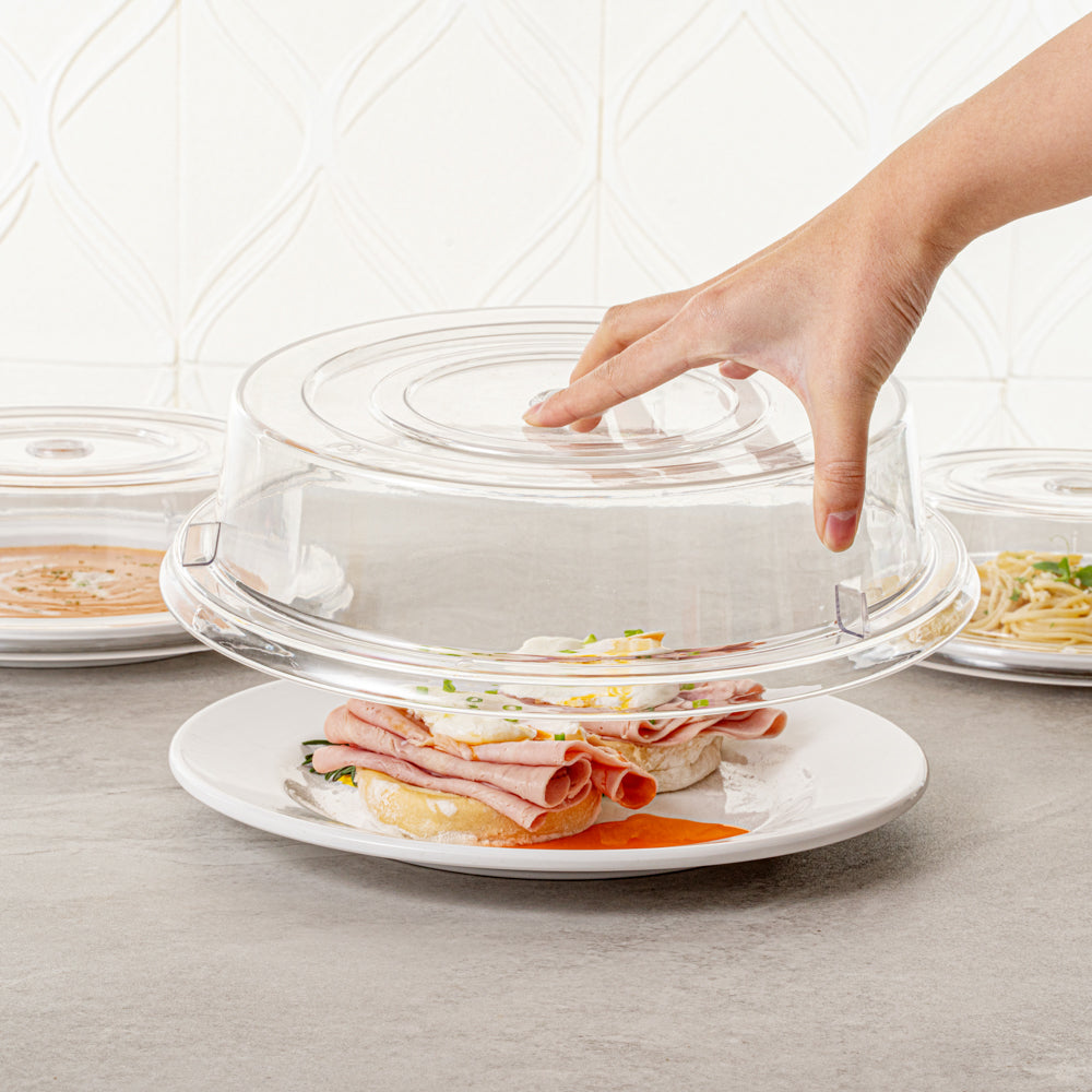 Cater Tek Clear Polycarbonate Plate Cover - 11" - 1 count box