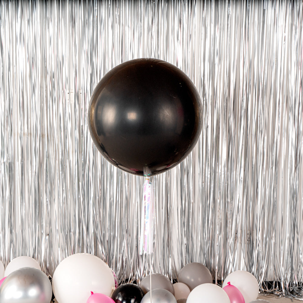 Balloonify Black Latex Balloon - 36" - 10 count box