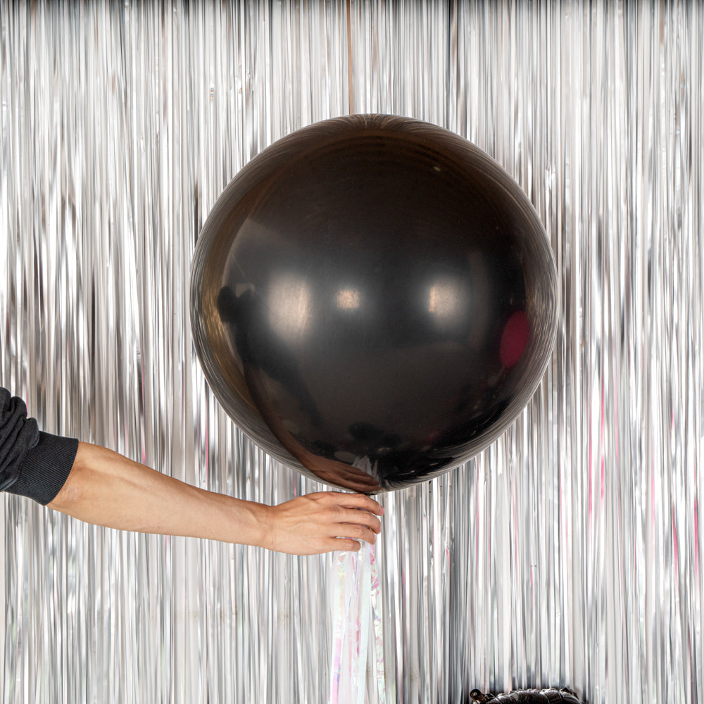 Balloonify Black Latex Balloon - 36" - 10 count box