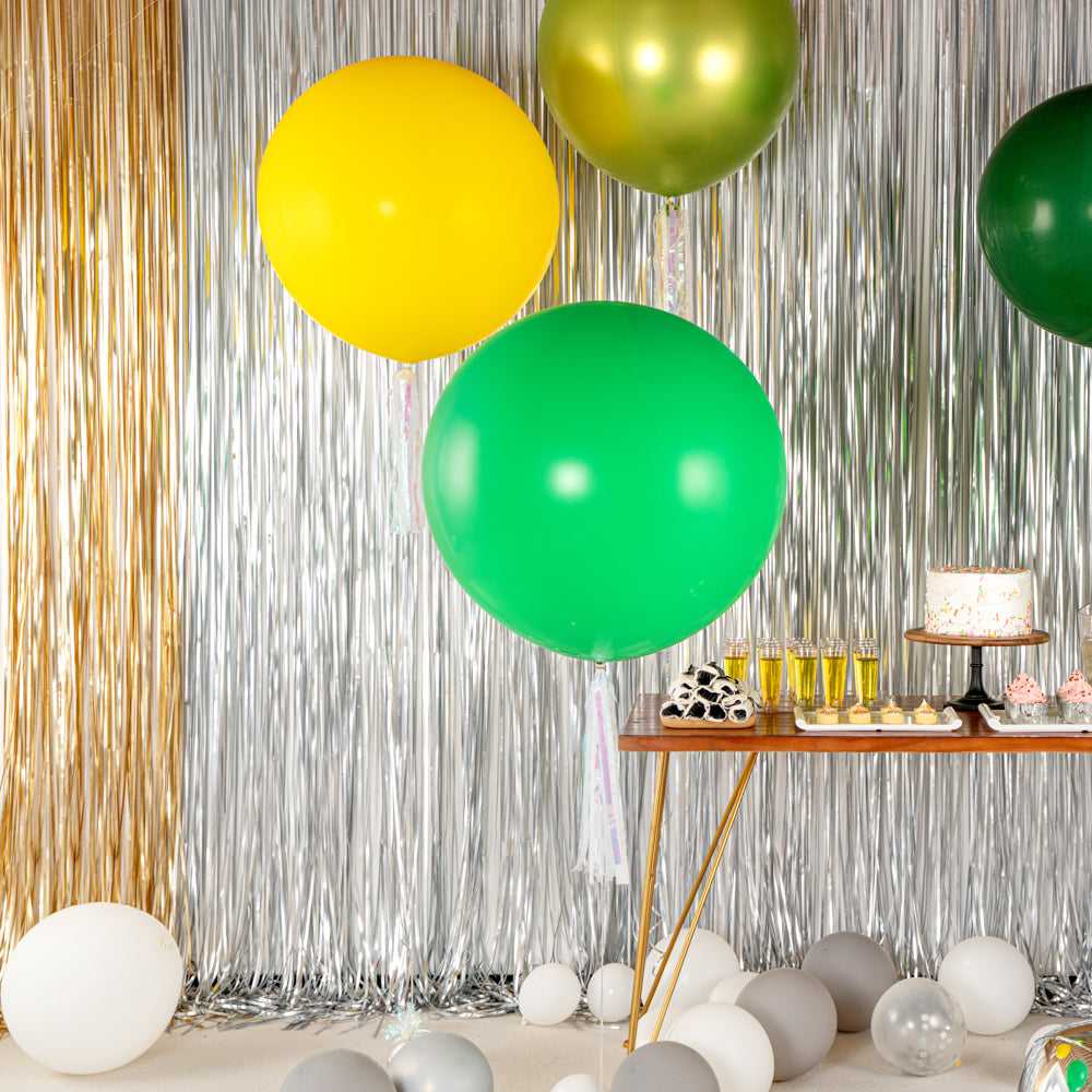 Balloonify Green Latex Balloon - 36" - 10 count box