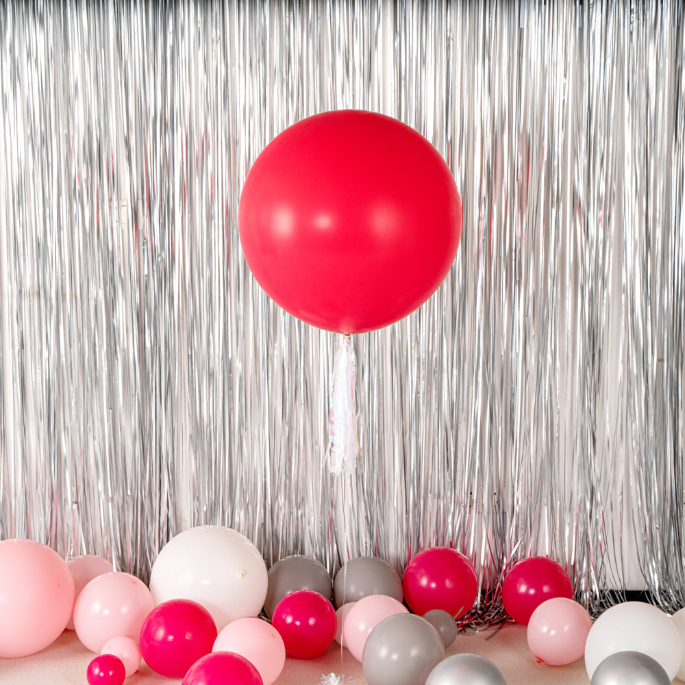 Balloonify Rose Red Latex Balloon - 36" - 10 count box