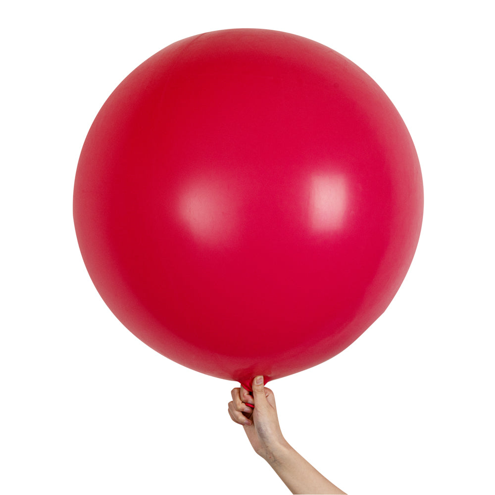 Balloonify Rose Red Latex Balloon - 36" - 10 count box
