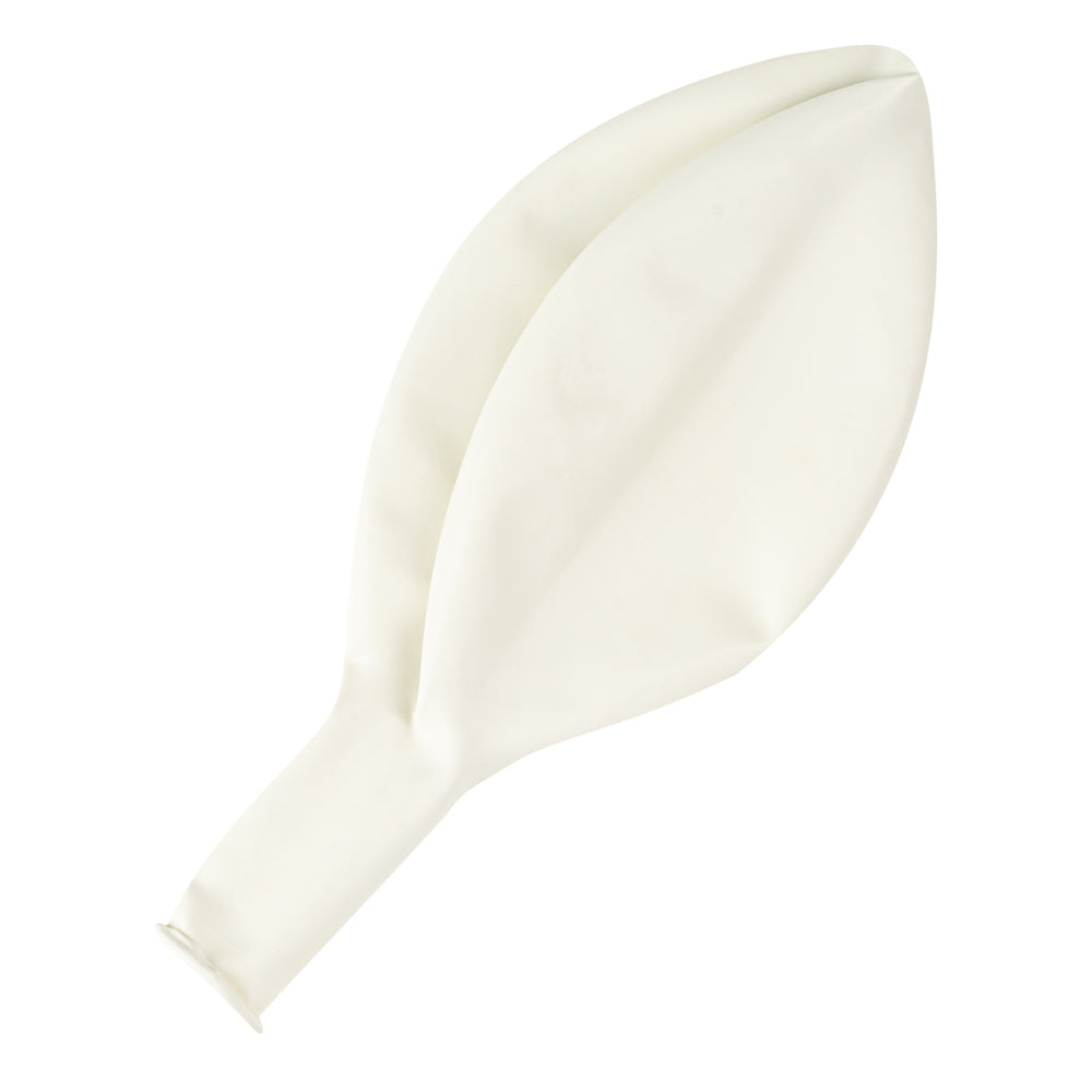 Balloonify Matte White Latex Balloon - 36" - 10 count box