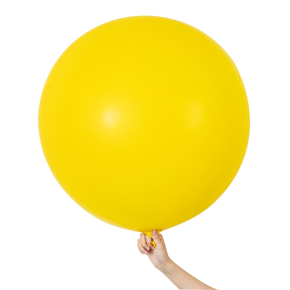Balloonify Yellow Latex Balloon - 36" - 10 count box