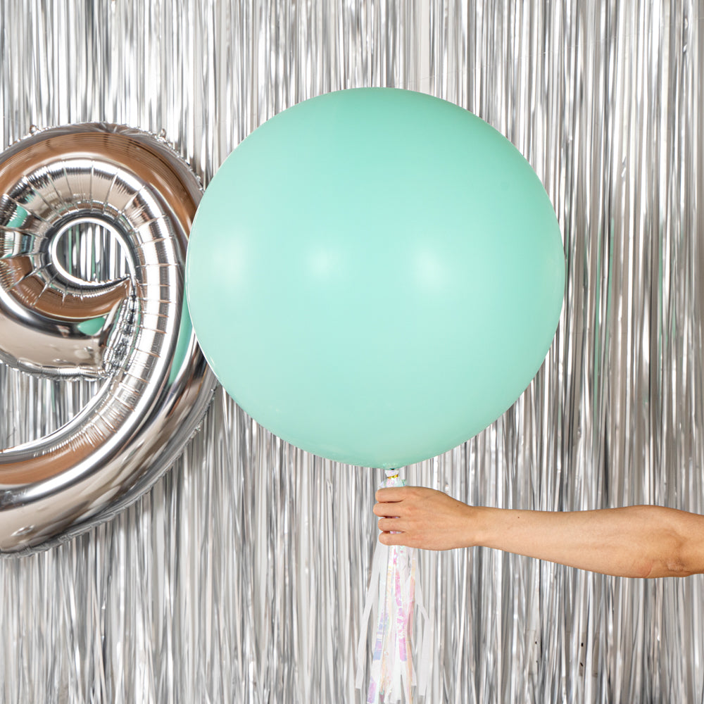 Balloonify Pastel Turquoise Latex Balloon - 36" - 10 count box