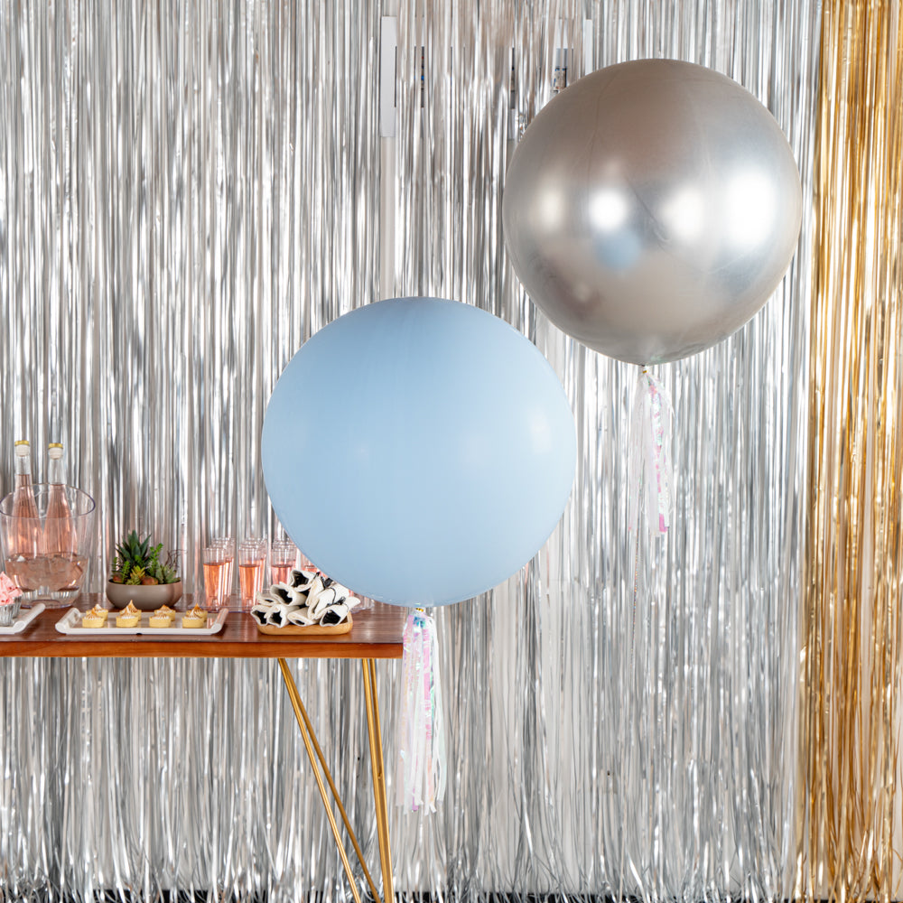 Balloonify Pastel Blue Latex Balloon - 36" - 10 count box