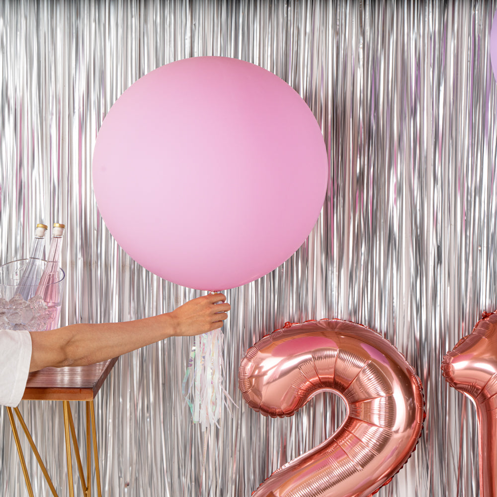Balloonify Pastel Rose Red Latex Balloon - 36" - 10 count box