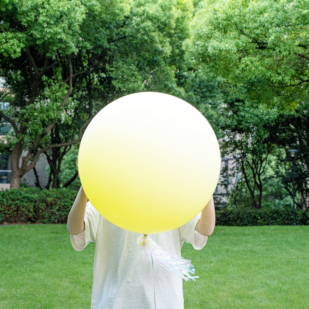 Balloonify Pastel Yellow Latex Balloon - 36" - 10 count box