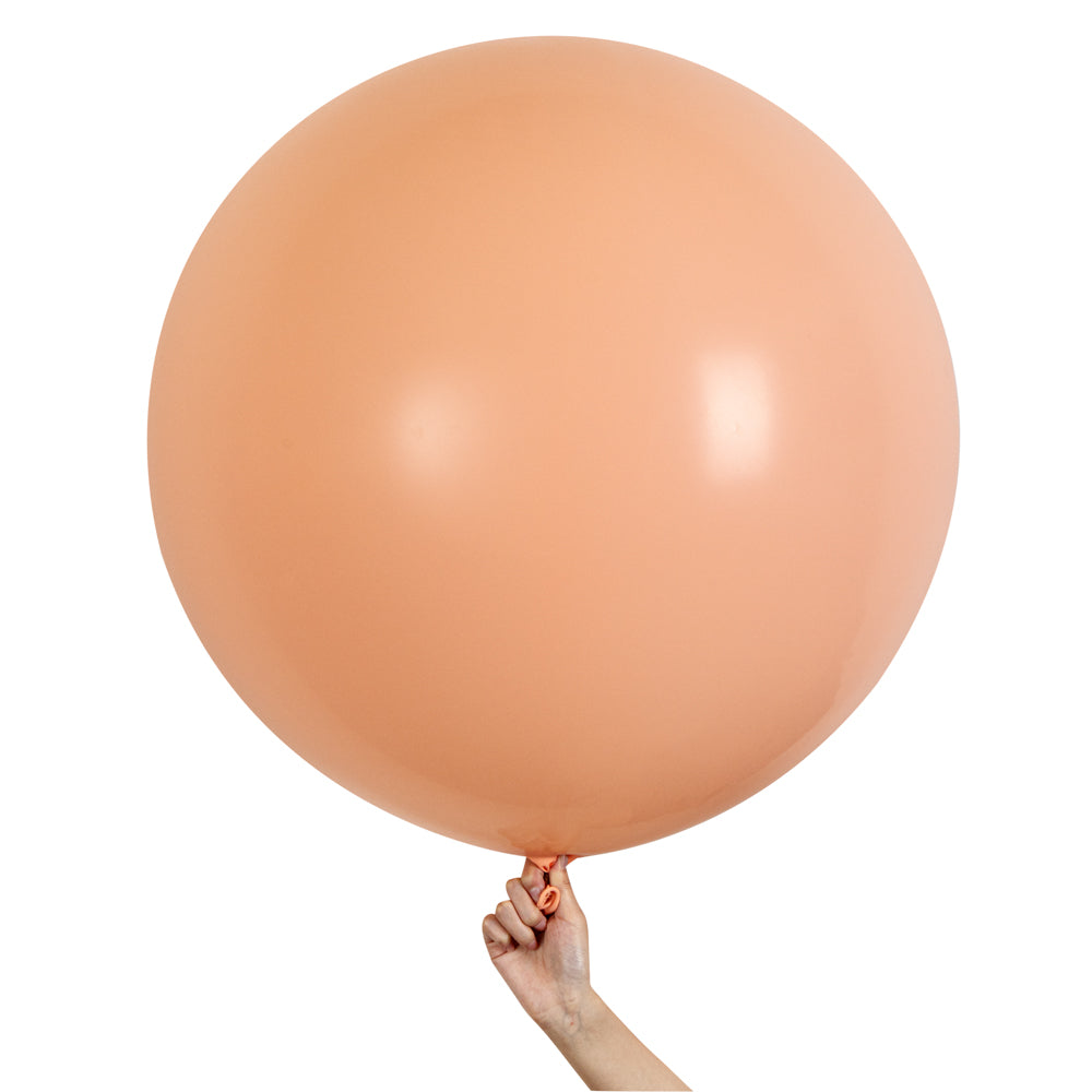 Balloonify Pastel Orange Latex Balloon - 36" - 10 count box