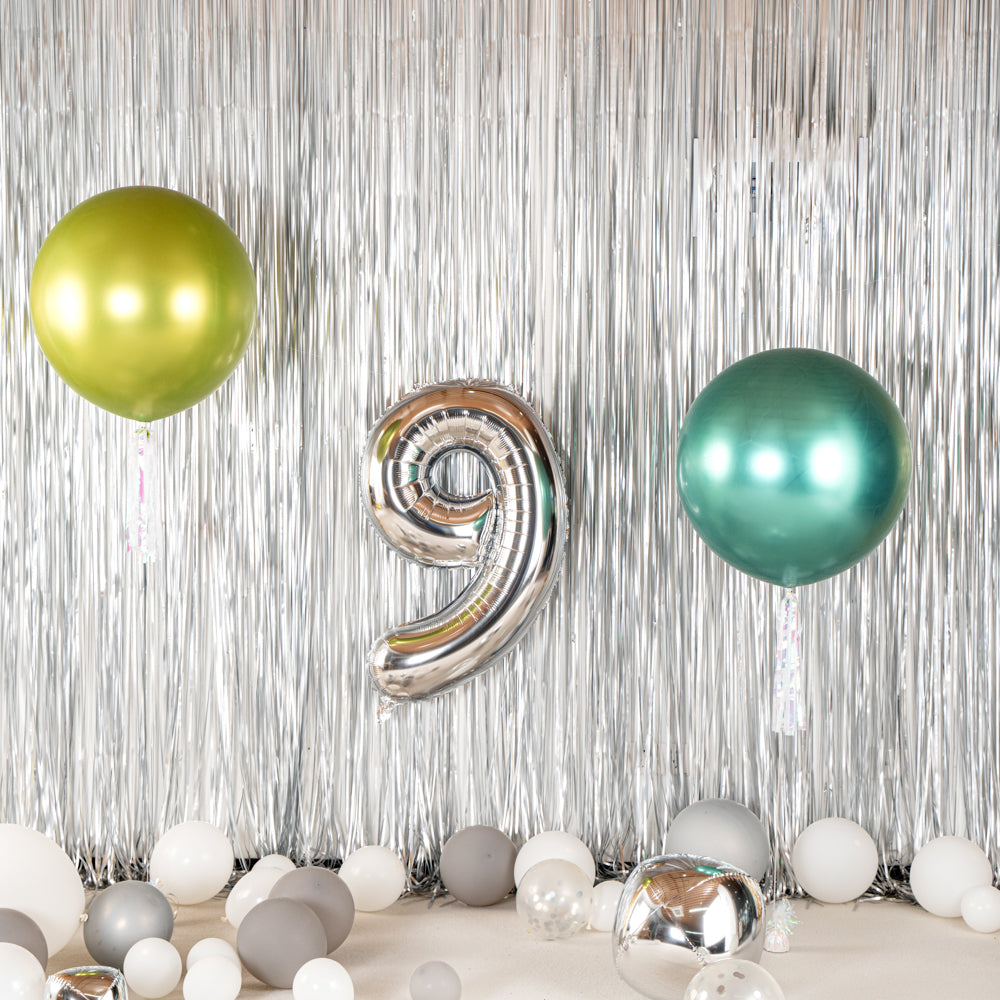 Balloonify Metallic Green Latex Balloon - 36" - 10 count box