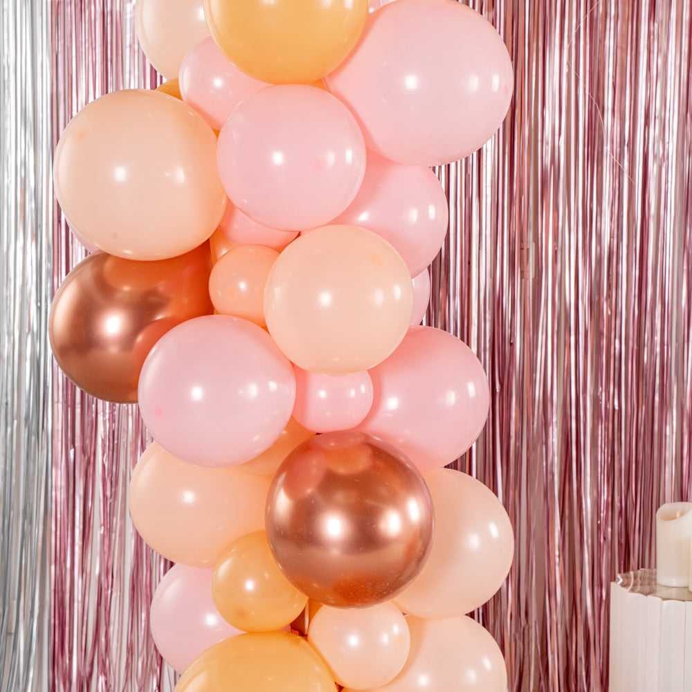 Balloonify Nude, Pink and Rose Gold Balloon Arch / Garland Kit - 139 Pieces - 1 count box
