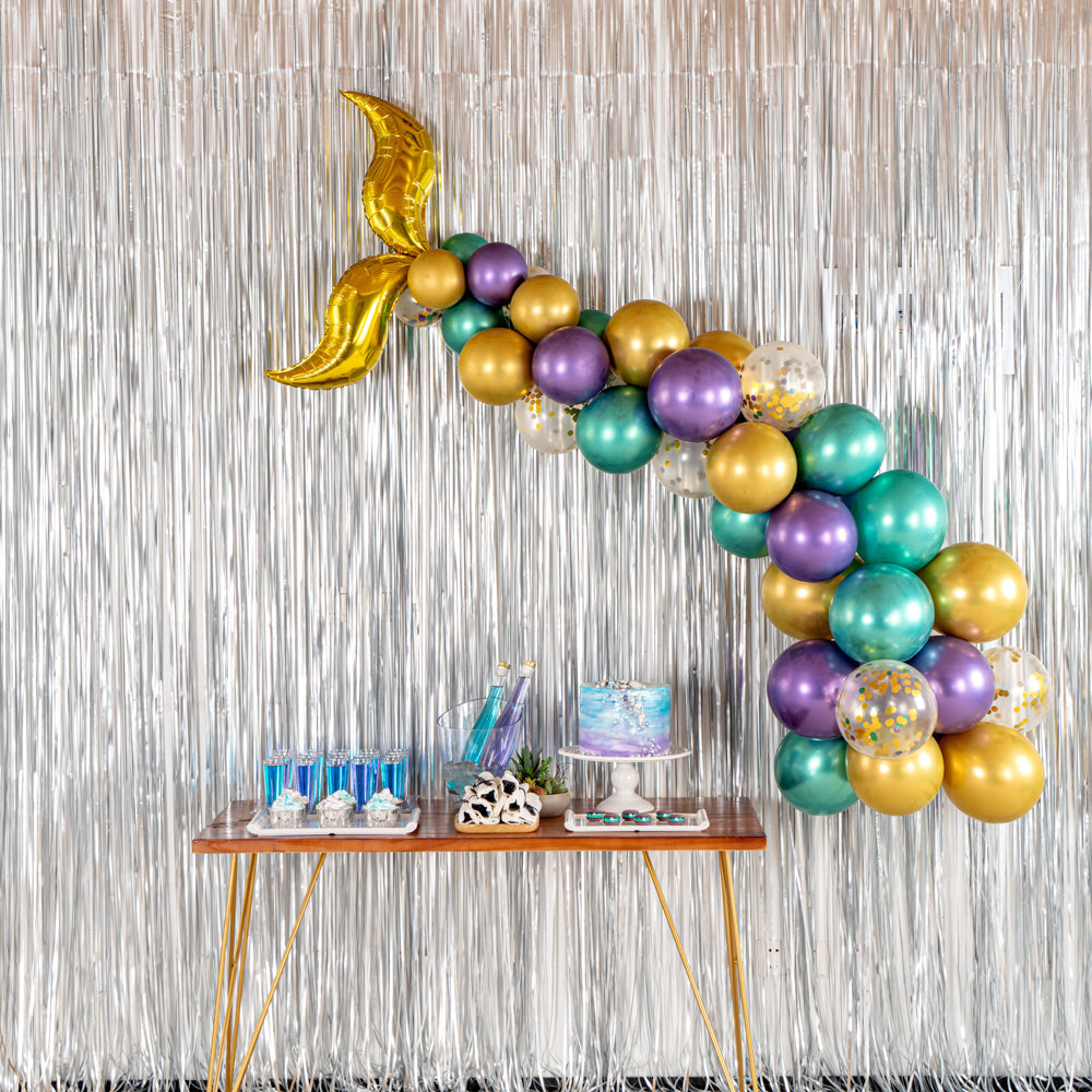 Balloonify Confetti Mermaid Balloon Arch / Garland Kit - 44 Pieces - 1 count box