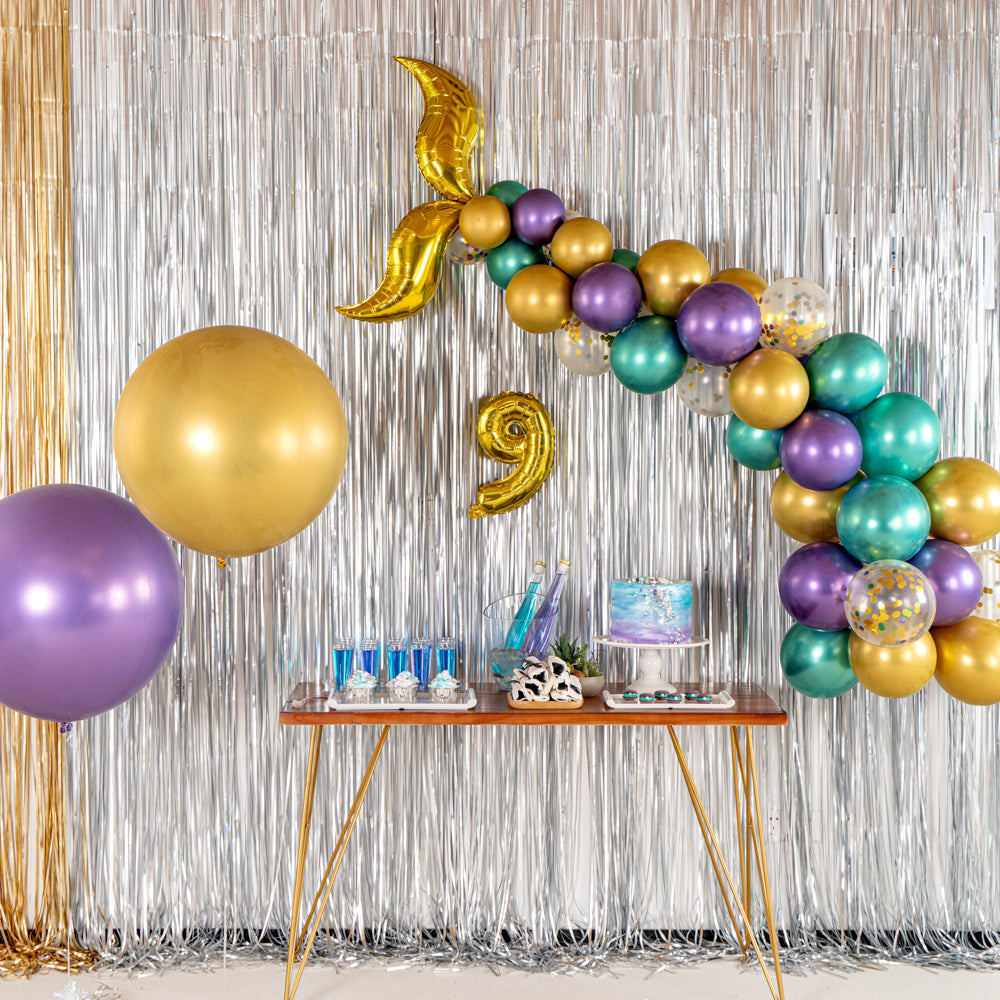 Balloonify Confetti Mermaid Balloon Arch / Garland Kit - 44 Pieces - 1 count box