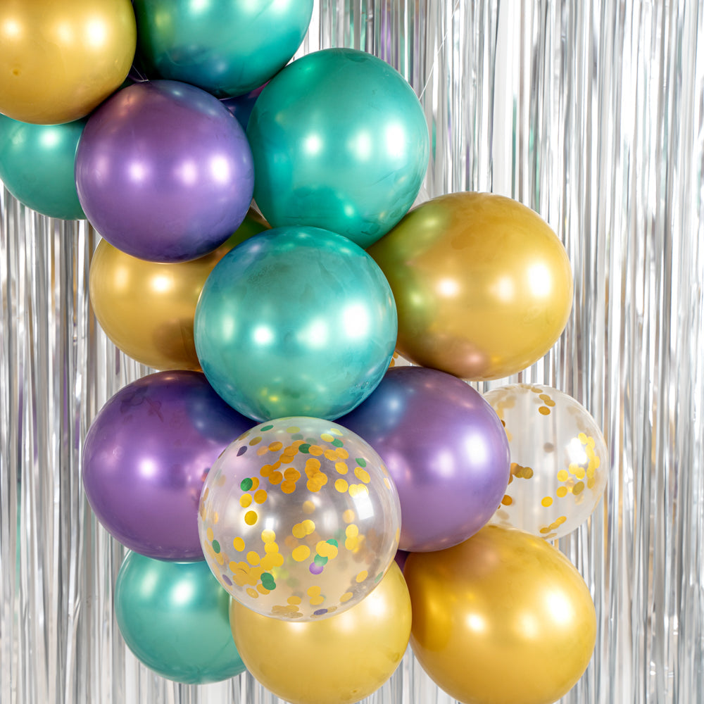 Balloonify Confetti Mermaid Balloon Arch / Garland Kit - 44 Pieces - 1 count box