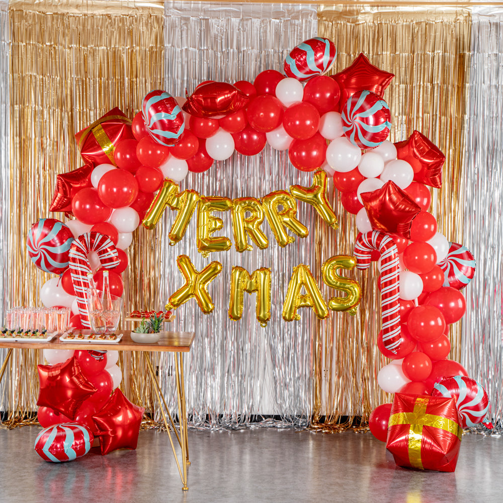 Balloonify Holiday Balloon Arch / Garland Kit - 141 Pieces - 1 count box