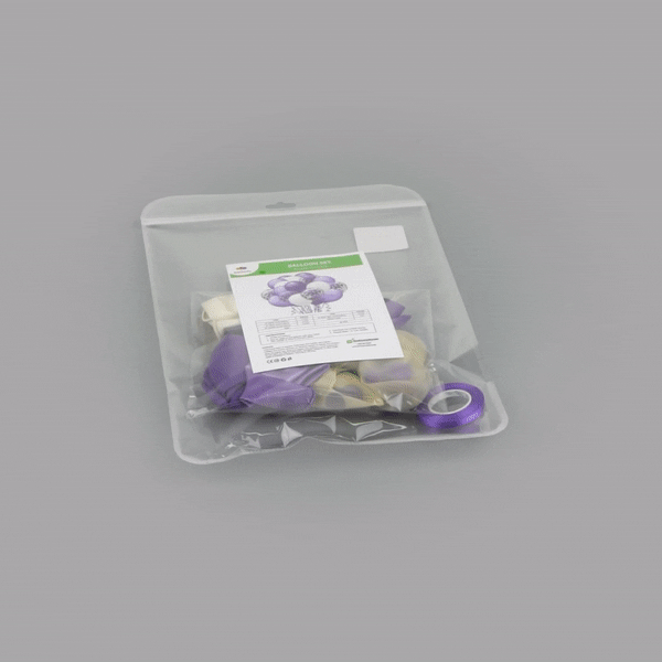 Balloonify Purple Confetti Balloon Set - 20 Pieces - 1 count box