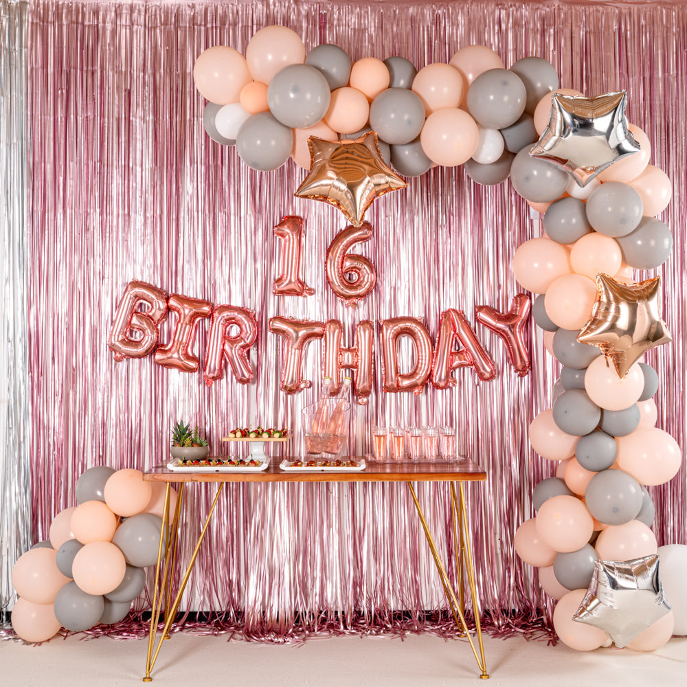 Balloonify Rose Gold Mylar Number 1 Balloon - 16" - 1 count box