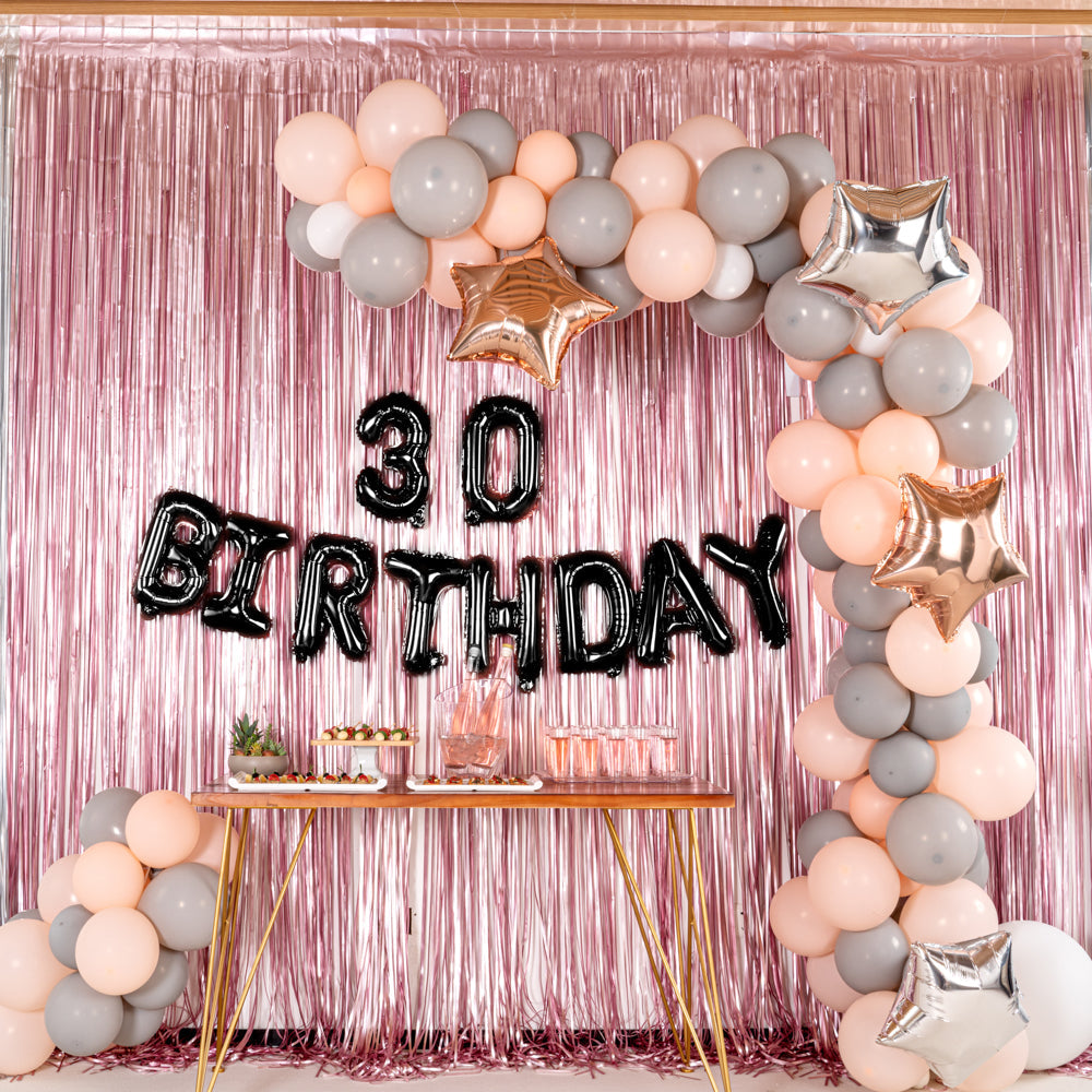 Balloonify Black Mylar Number 3 Balloon - 16" - 1 count box