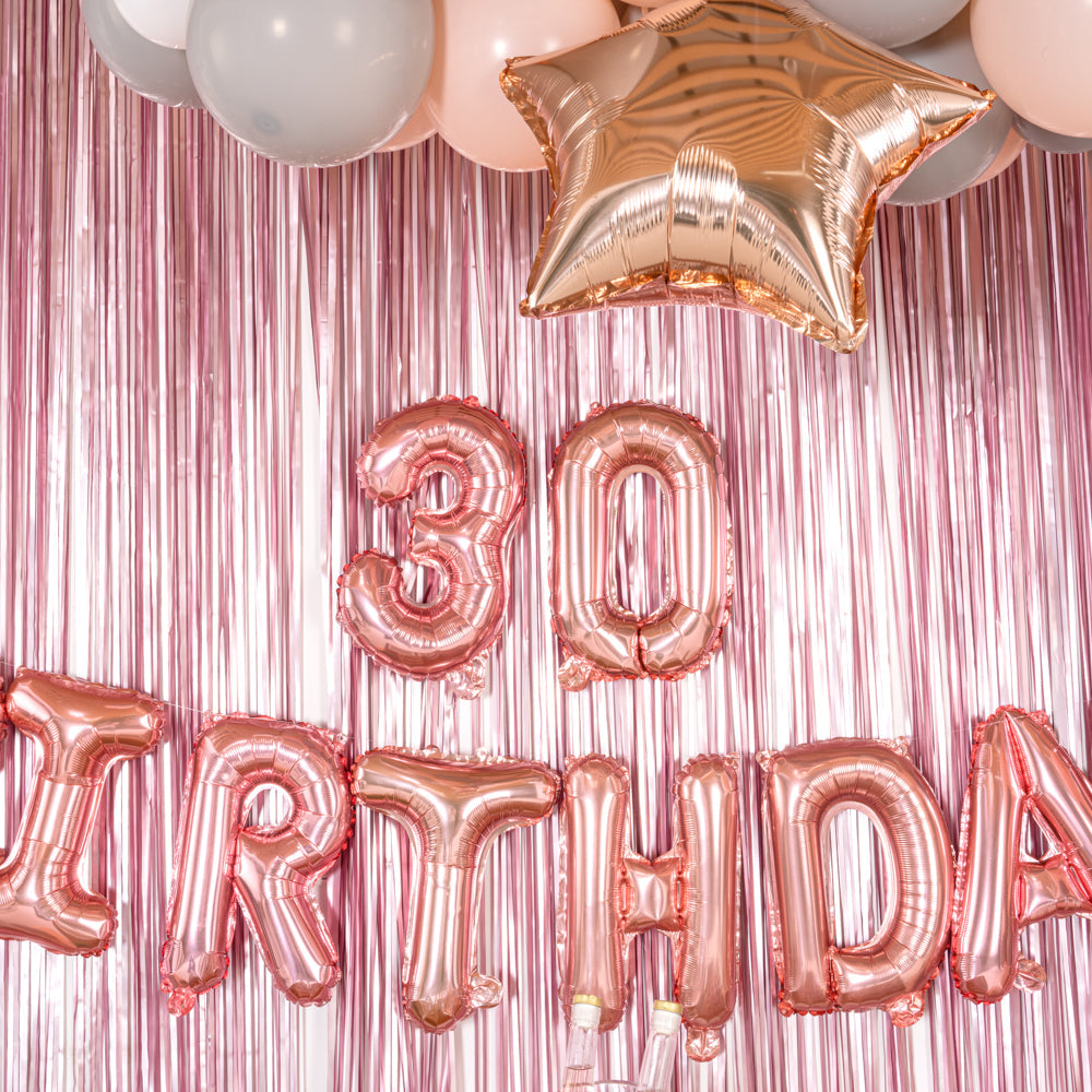 Balloonify Rose Gold Mylar Number 3 Balloon - 16" - 1 count box