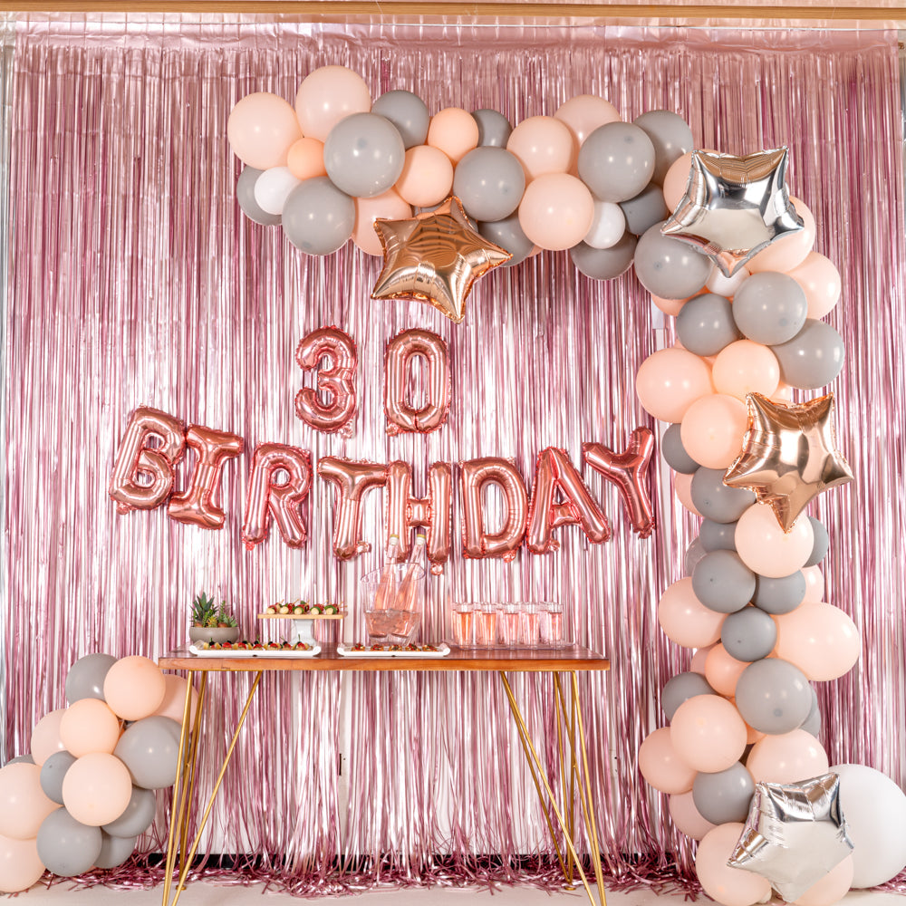 Balloonify Rose Gold Mylar Number 3 Balloon - 16" - 1 count box