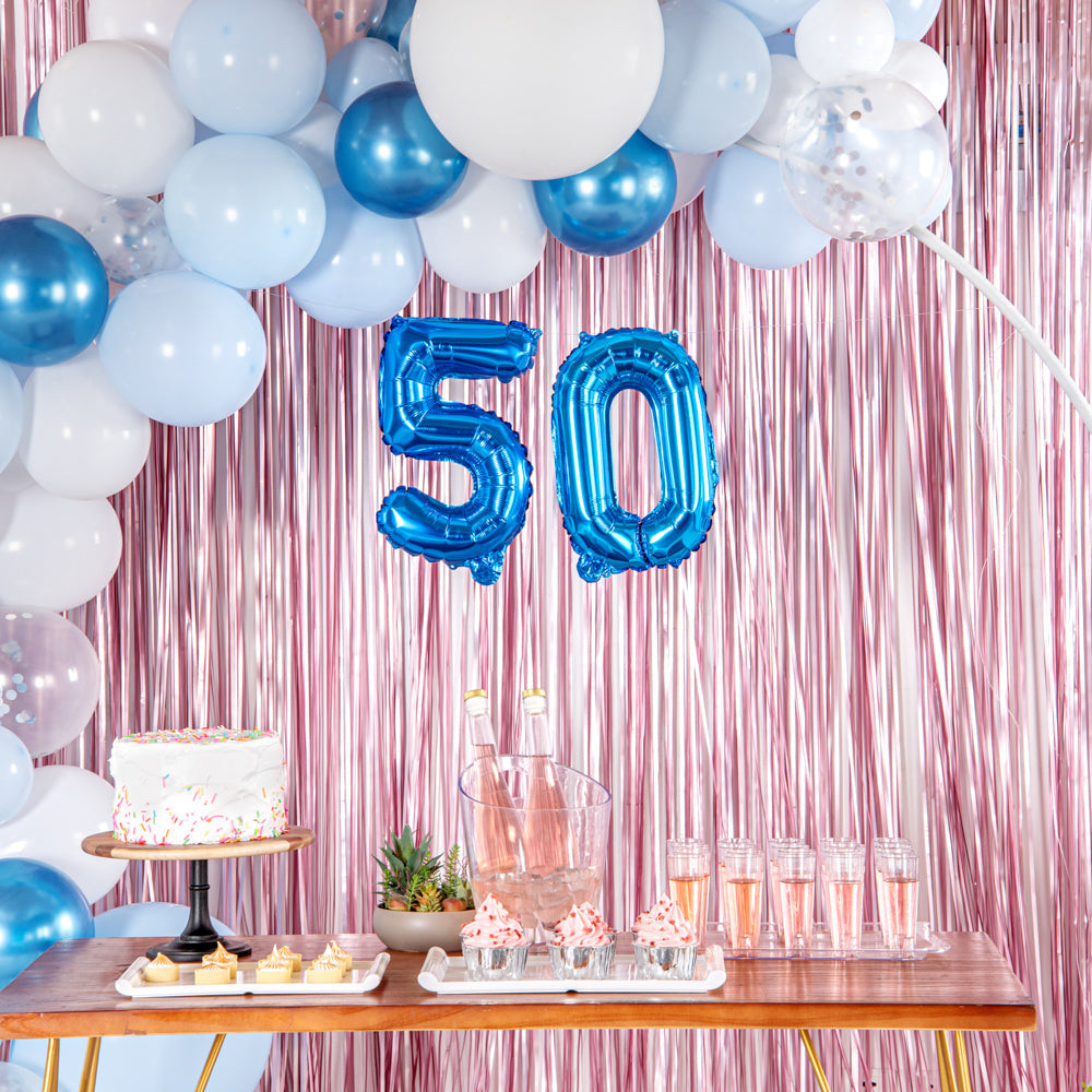 Balloonify Blue Mylar Number 5 Balloon - 16" - 1 count box