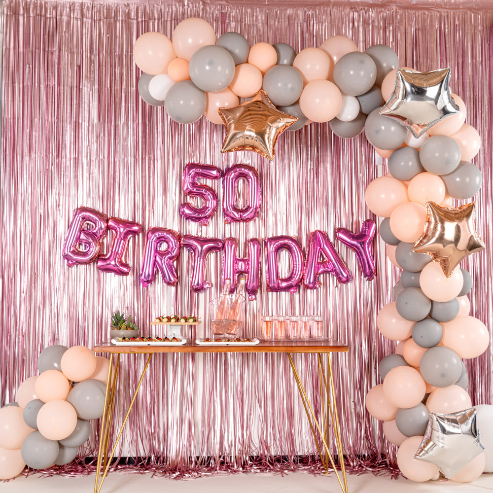 Balloonify Pink Mylar Number 5 Balloon - 16" - 1 count box