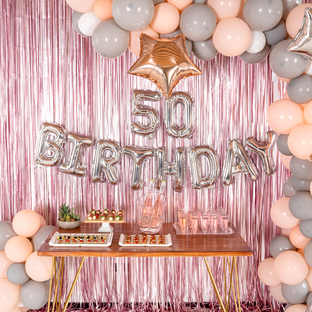 Balloonify Silver Mylar Number 5 Balloon - 16" - 1 count box