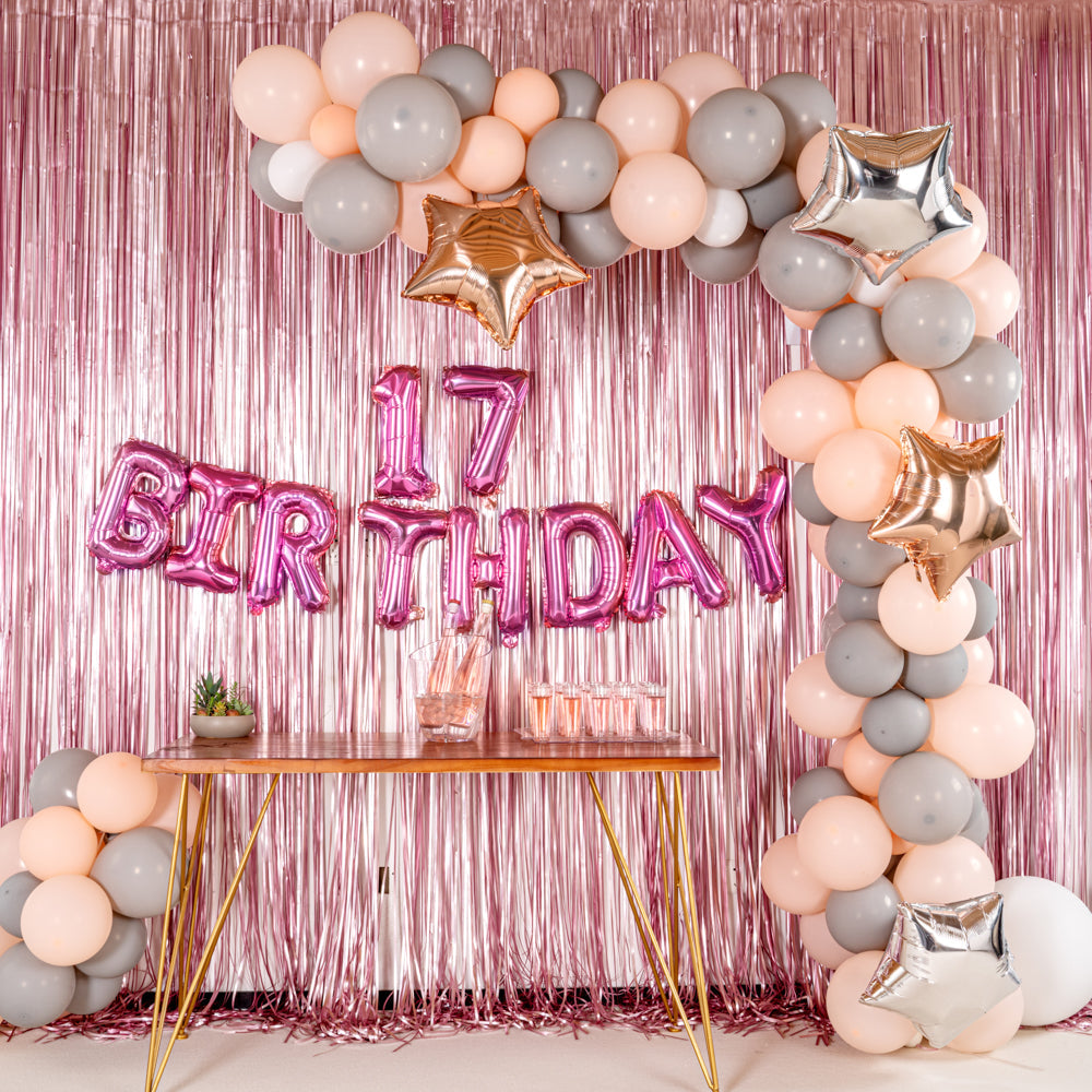 Balloonify Pink Mylar Number 7 Balloon - 16" - 1 count box