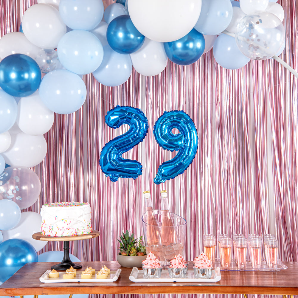 Balloonify Blue Mylar Number 9 Balloon - 16" - 1 count box