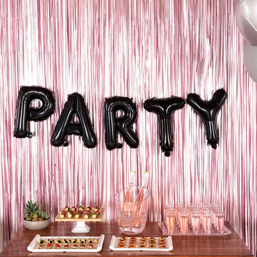 Balloonify Black Mylar Letter A Balloon - 16" - 1 count box