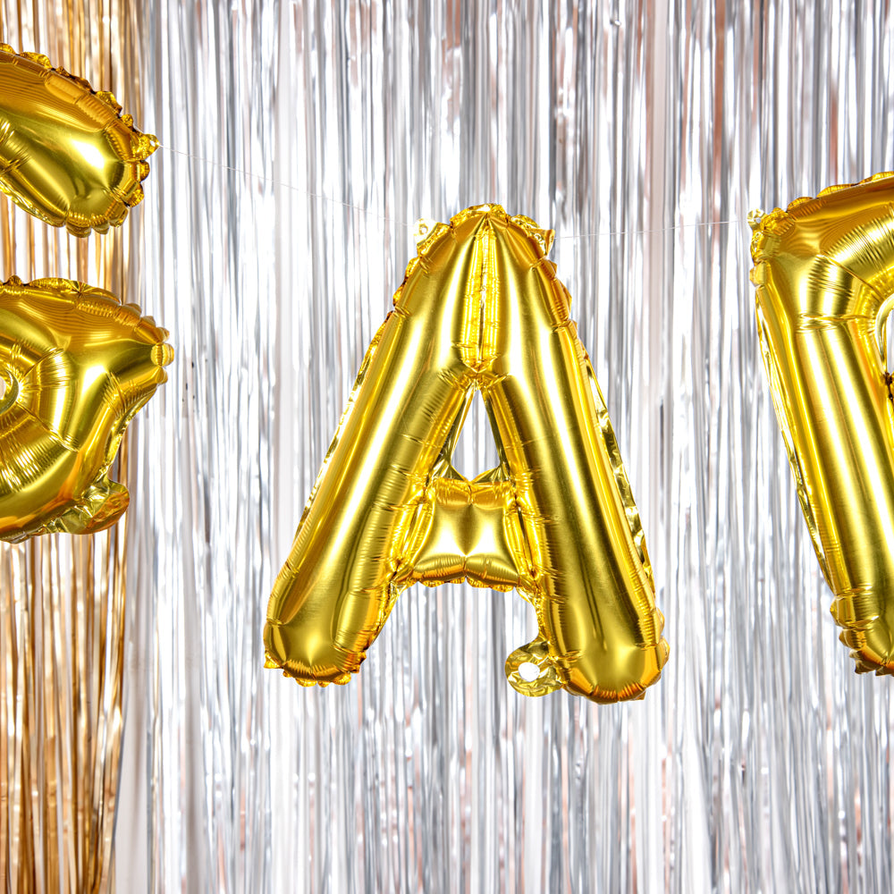 Balloonify Gold Mylar Letter A Balloon - 16" - 1 count box