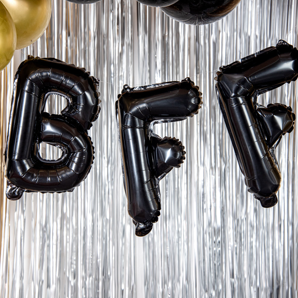Balloonify Black Mylar Letter B Balloon - 16" - 1 count box