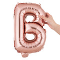 Balloonify Rose Gold Mylar Letter B Balloon - 16" - 1 count box