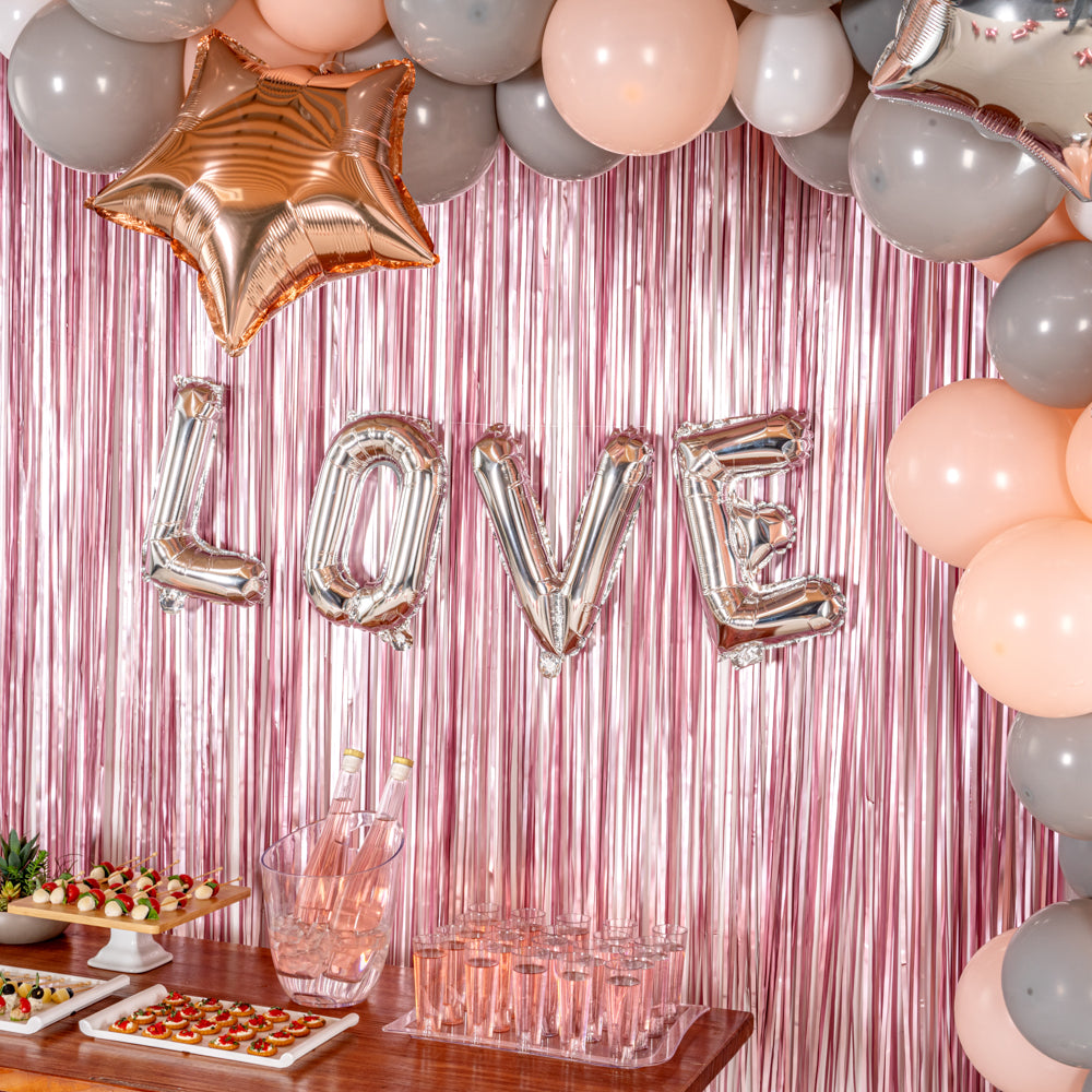 Balloonify Silver Mylar Letter E Balloon - 16" - 1 count box