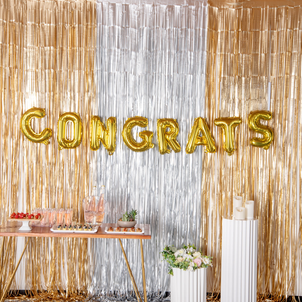 Balloonify Gold Mylar Letter G Balloon - 16" - 1 count box