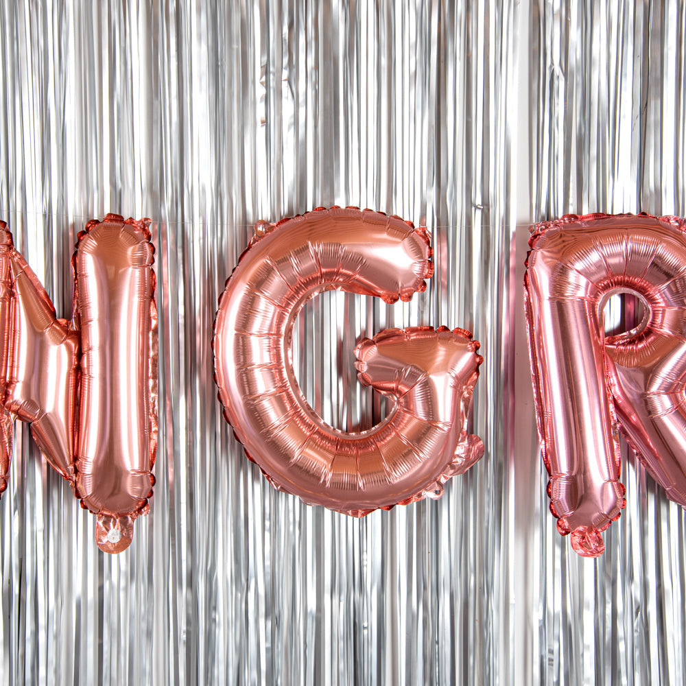 Balloonify Rose Gold Mylar Letter G Balloon - 16" - 1 count box