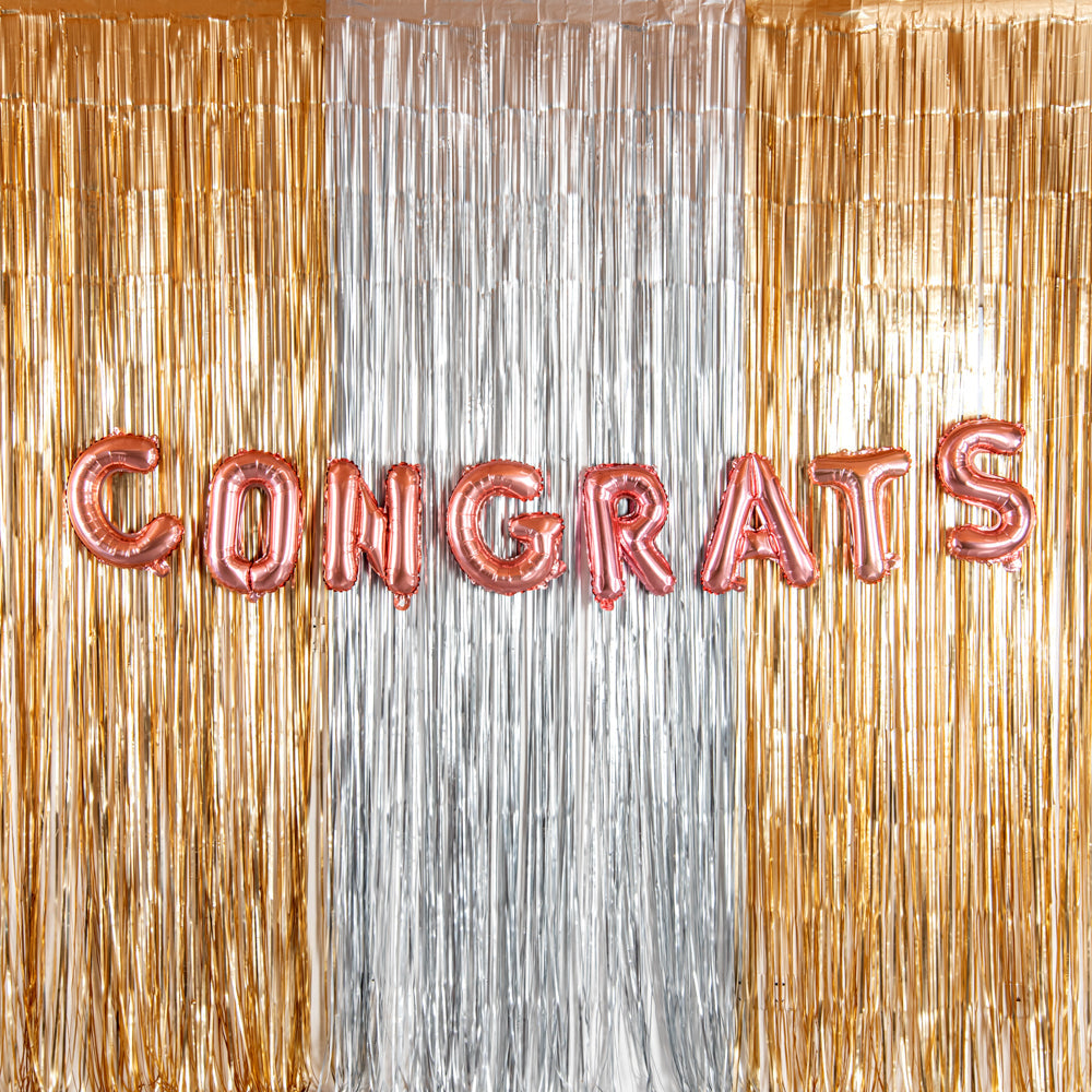 Balloonify Rose Gold Mylar Letter G Balloon - 16" - 1 count box