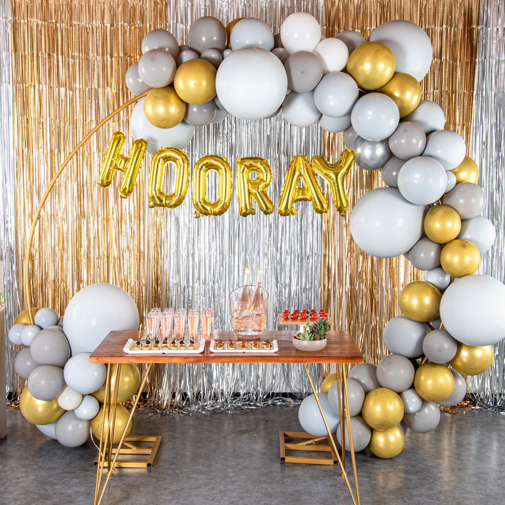 Balloonify Gold Mylar Letter H Balloon - 16" - 1 count box