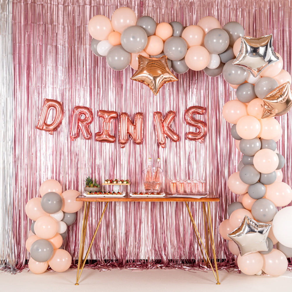 Balloonify Rose Gold Mylar Letter I Balloon - 16" - 1 count box