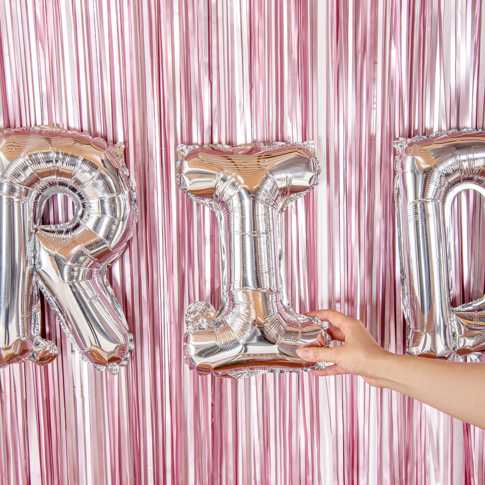 Balloonify Silver Mylar Letter I Balloon - 16" - 1 count box